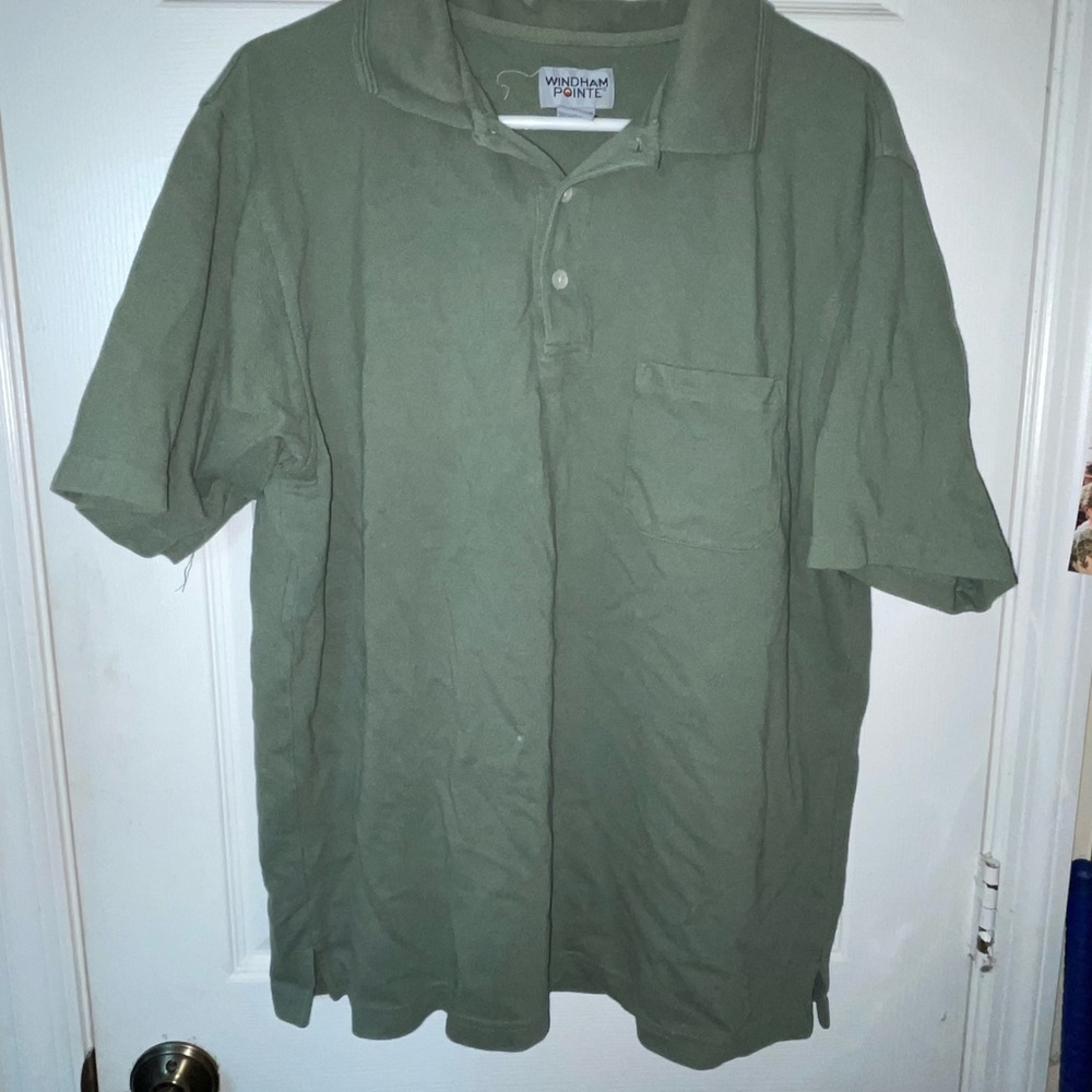 Windham Pointe Olive Polo Shirt for Men